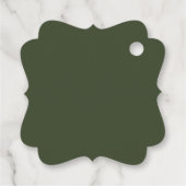 ハチミツ用の結婚式の引き出物写真 フェイバータグ (裏面)