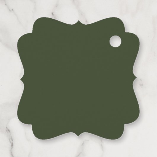 ハチミツ用の結婚式の引き出物写真 フェイバータグ (裏面)