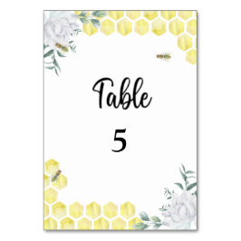 ハチミツ結婚ビー テーブルナンバー