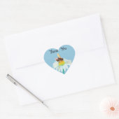 ハチミツ飲む蜜ありがとう ハートシール (封筒)