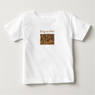 ハチミツ ハチ クロハチ 昆虫 巣 ベビーTシャツ