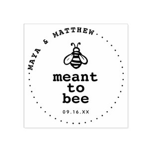 ハチミツ・ビー結婚の ラバースタンプ