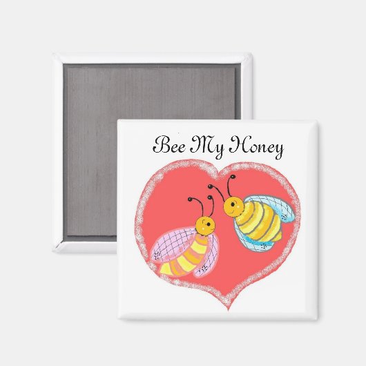 ハチミツ マグネット (正面/裏面)