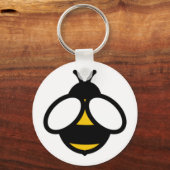 ハチミツ(昆虫)マルハナバチビーシンプルグラフィック キーホルダー (正面)