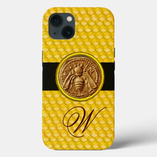 ハチミツBEE,ハチミツMONOGRAM Case-Mate iPhoneケース (裏面)