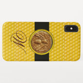 ハチミツBEE,ハチミツMONOGRAM Case-Mate iPhoneケース (裏面(横))