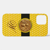 ハチミツBEE,ハチミツMONOGRAM Case-Mate iPhoneケース (裏面 (横))