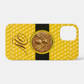ハチミツBEE,ハチミツMONOGRAM Case-Mate iPhoneケース (裏面 (横))