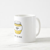 ハチミネ コーヒーマグカップ (正面右)