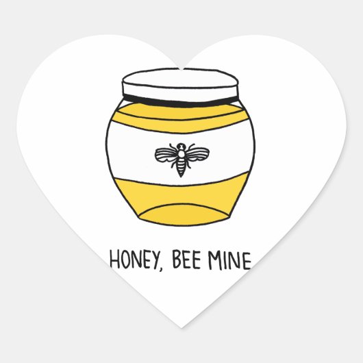 ハチミネ ハートシール (正面)