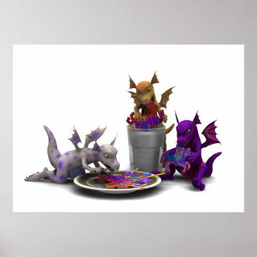 ハチーズ：クッキー&ミルク ポスター (正面)