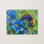 ハチ忘れとミノの花 ジグソーパズル (横)