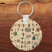 ハチ昆虫虫WASP自然史蜂 キーホルダー (正面)