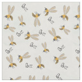 ハチ模様 ファブリック (クローズアップ)