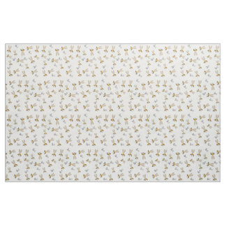 ハチ模様 ファブリック