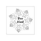 ハチ種のミツバチ ラバースタンプ (インプリント)