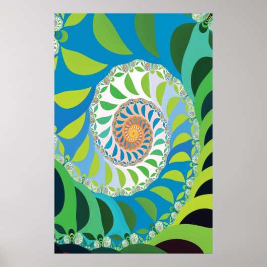 ハチ群フラクタル ポスター (正面)