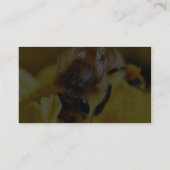 ハチ花粉昆虫が大きな虫をはばく 名刺 (裏面)