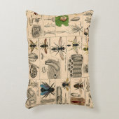 ハチ虫の虫のハチ自然自然ビー絵画ズ アクセントクッション (正面(垂直))
