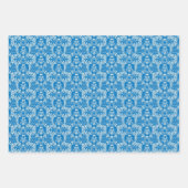 ハチ蜂蜜ハニカムラッピング紙セット3 ラッピングペーパーシート (正面3)