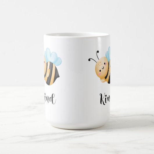 ハチ親切なかわいい思い出 コーヒーマグカップ (中央)