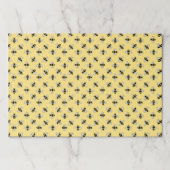 ハチ誕生日ベビーブライダルシャワー紙ランチョンマット ペーパーパッド (正面)