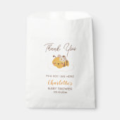 ハチ赤ちゃんシャワーフローラハニカム フェイバーバッグ (正面)