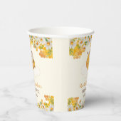 ハチ赤ちゃんシャワーフローラハニカム 紙コップ (右)