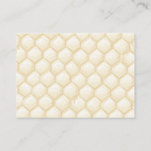 ハチ赤ちゃんシャワーベビー エンクロージャーカード (裏面)