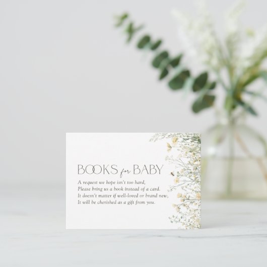 ハチ赤ちゃんシャワーベビー エンクロージャーカード (スタンド正面)