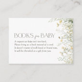 ハチ赤ちゃんシャワーベビー エンクロージャーカード (正面)