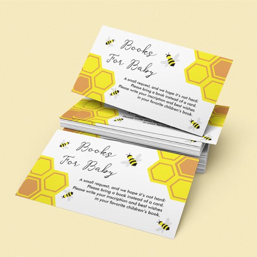 ハチ赤ちゃんシャワーベビー エンクロージャーカード