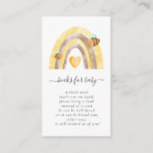 ハチ赤ちゃんシャワーベビー エンクロージャーカード (正面)