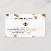 ハチ飛んでいるが蜂の巣箱 名刺 (裏面)