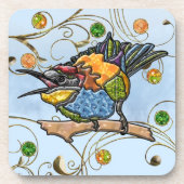 ハチ食い鳥 コースター (正面)