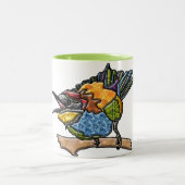ハチ食い鳥 ツートーンマグカップ (中央)