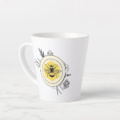 ハチ カフェラテマグ (左アングル)