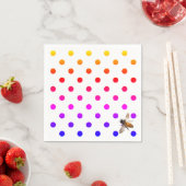 ハチ | カラフルな水玉模様 スタンダードカクテルナプキン (インサイチュ)