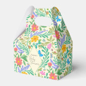 ハチ、コメツキムシ、チョウ、トンボ & 花 フェイバーボックス (正面サイド)