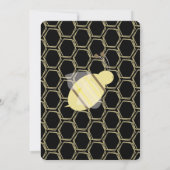 ハチ ダイジーと花の性別発表 招待状 (裏面)