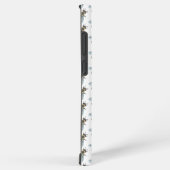 ハチ（白）Samsungケース Samsung Galaxyケース (右側面)