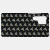 ハチ（黒）Samsungケース Samsung Galaxyケース (裏面横)