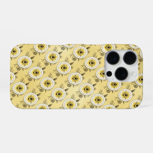 ハチ iPhoneケース (裏面横)