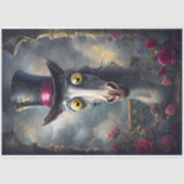 ハッおもしろいトデコページ紙付き動物。 薄葉紙 (正面)