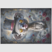 ハッおもしろいトデコページ紙付き動物。 薄葉紙 (正面)