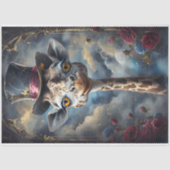 ハッおもしろいトデコページ紙付き動物。 薄葉紙 (正面)