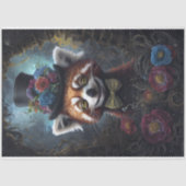 ハッおもしろいトデコページ紙付き動物。 薄葉紙 (正面)