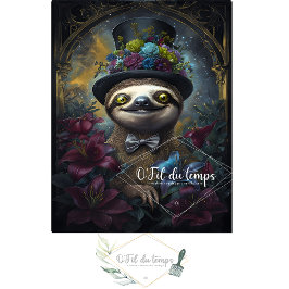 ハッおもしろいトデコページ紙付き動物。 薄葉紙