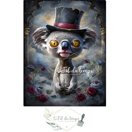 ハッおもしろいトデコページ紙付き動物。 薄葉紙