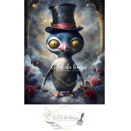 ハッおもしろいトデコページ紙付き動物。 薄葉紙